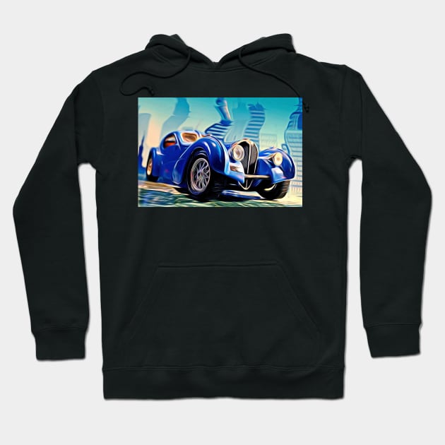 Bugatti Type 57 Atlantic Hoodie by DeVerviers